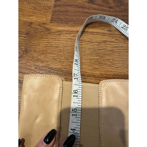 Splendid Women's Andi Faux Leather Riding Boots Beige Size 8.5M NWOB - Picture 15 of 15